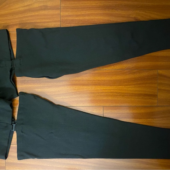 🏍️ Adidas Cool Black Ribbed Tights Leggings Garter Belt Style NWT - Picture 3 of 3